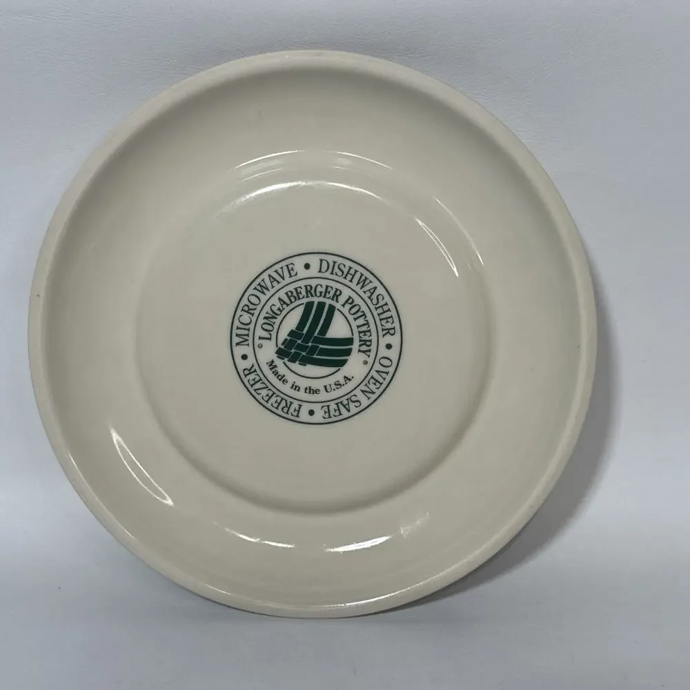 Longaberger Pillar Candle Holder Traditional Holly No 38032 In Original Box